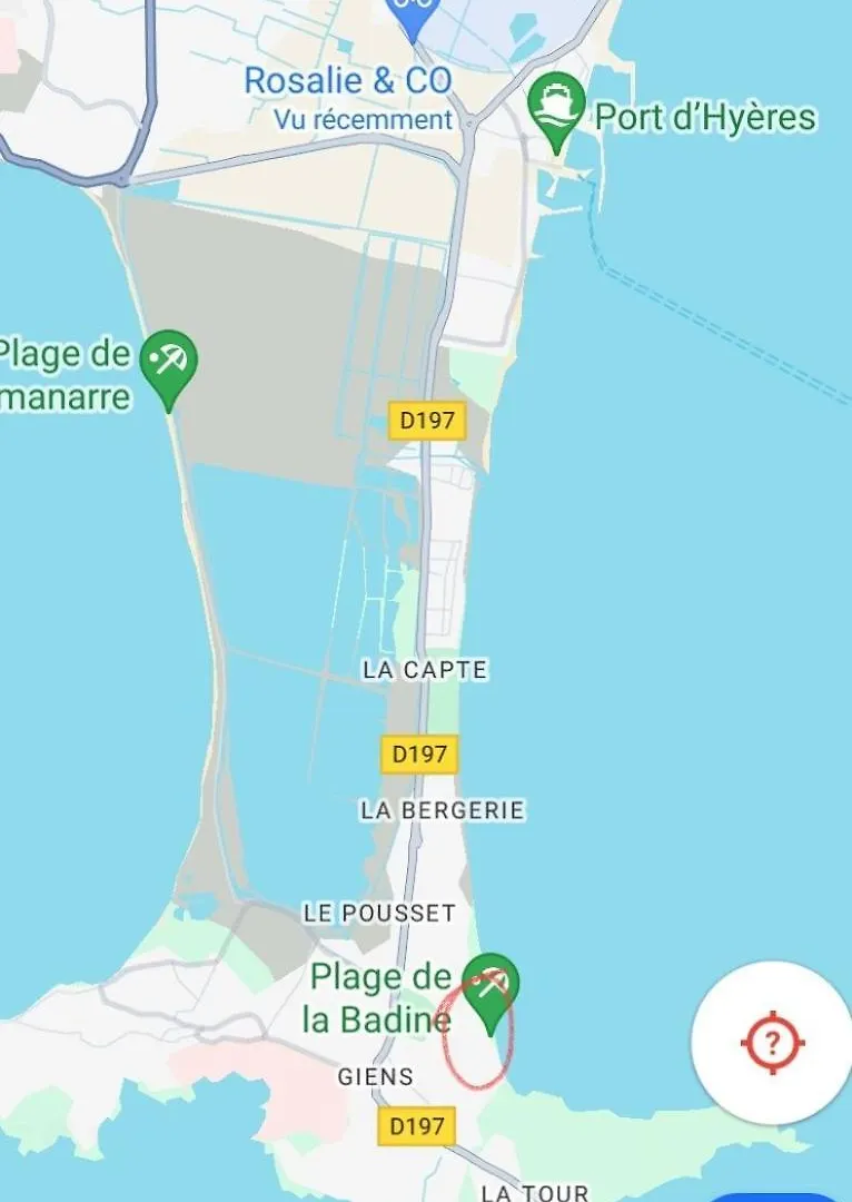 Lägenhet Studio 4 Personnes Sur La Presqu'Ile De Giens Avec Piscine Et Acces Direct Sur La Plage Hyères